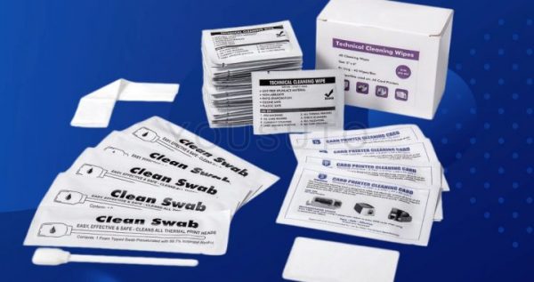 Evolis A5011 清洁套件，包括10支清洁棉签、10片清洁纸巾、10张清洁卡 制造商建议在每次更换色带时使用清洁套件 在适当条件下存放时的保质期长达一年
